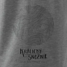 Králický Sněžník - vrstevnice v kruhu