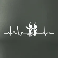 EKG synchronizované plávanie