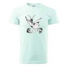 Love holubica - kreslená