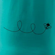 Dráha letu včely - slučka