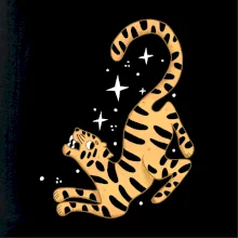 Tiger s hviezdami (studio-arte.cz)