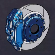 Auto kotúčová brzda