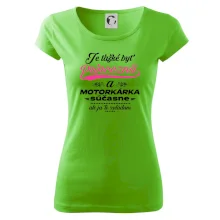 Je ťažké byť princezná motorkárka