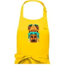 Mayová maska s pyramídou Mayová maska s pyramídou