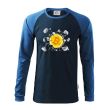 Bitcoin v tričku Bitcoin v tričku