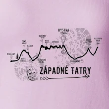 Profil kopca Západné Tatry