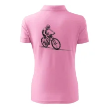 MTB kreslený cyklista