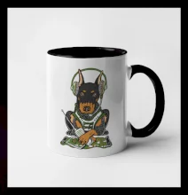 Bojový doberman (Pecka design)