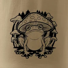 Goblincore čierna hubožaba