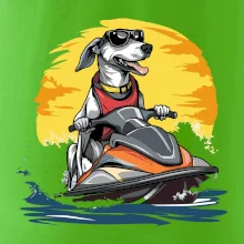 Chrt na vodnom skútri