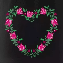 Červené tulipánové srdiečko (Pecka design) Červené tulipánové srdiečko (Pecka design)