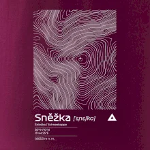 Snežka - vrstevnice v obdĺžniku