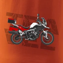 Cestovná enduro červená Cestovná enduro červená