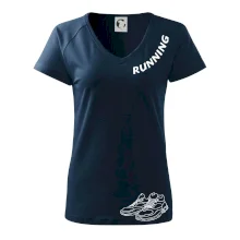 Running nápis šikmo