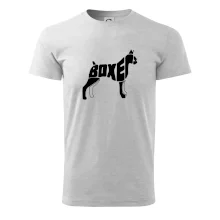 Boxer nápis v tele Boxer nápis v tele