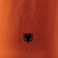 Albánsko obrys mapa Albánsko obrys mapa