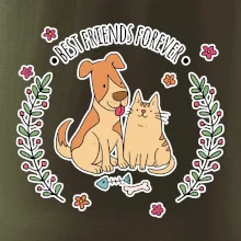 Mačka a pes best friends