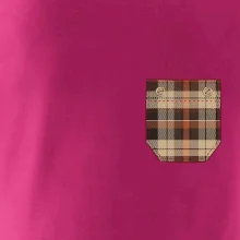 Flanelové triko hnědé