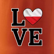 Love Poľská vlajka
