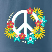 Peace symbol abstraktný