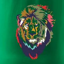 Hlava leva kreslená jednoduchá