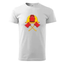 Hasičská helma a sekera Hasičská helma a sekera