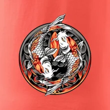 Yin & Yang Koi kapor - oranžový