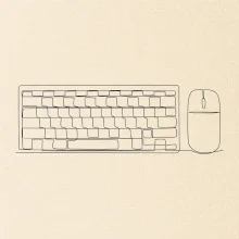 Klávesnica a myš jedným ťahom