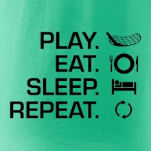 Play Eat Sleep Repeat florbal Play Eat Sleep Repeat florbal