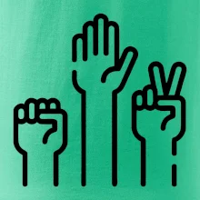 Kameň nožnice papier ikony