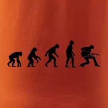 Evolúcia gitarista - kľačiaci