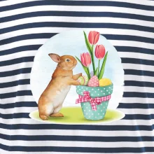 Veľkonočný zajačik tulipány