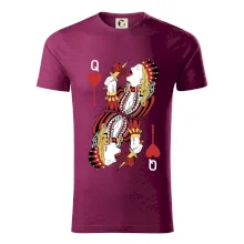 Srdcová Kráľovná kreslená (Pecka Design)