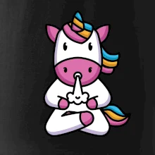 Yoga fučiaci jednorožec