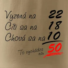 Vyzerá, cíti sa, chová sa - 50 rokov