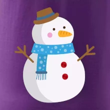 Snehuliak so šálom Snehuliak so šálom