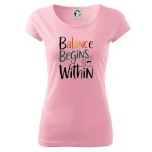 Balance begins within