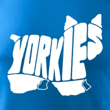 Yorkšírský teriér - Yorkie - Nápis v tele