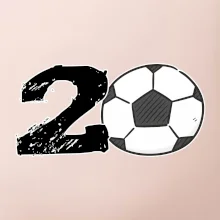 Futbal okrúhle narodeniny 20