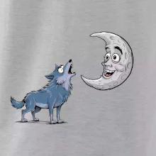 Parové tričko - Vlk a mesiac