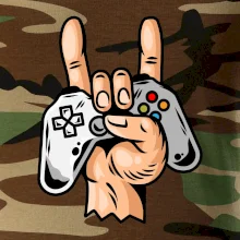 Gamer - gamepad paroháč