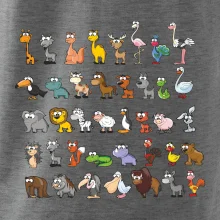 Tričko plné zvieratiek