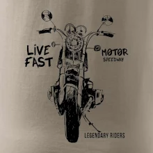 Motorka kresba live fast