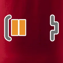 Rodinné tričká - batéria - otecko