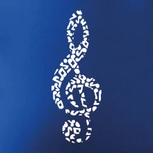 Husľový kľúč z nôt