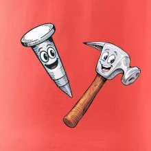 Parové tričko - Kladivo a klinec