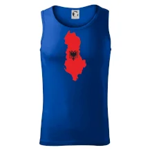 Albánsko mapa a znak Albánsko mapa a znak