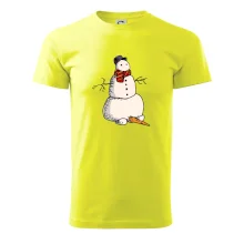 Snehuliak so spadnutým nosom