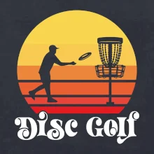 Disc golf postava vintage Disc golf postava vintage