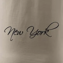 New York nápis písacím New York nápis písacím